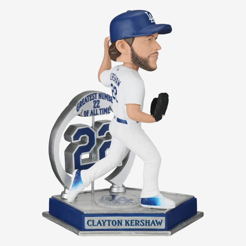 Clayton Kershaw Los Angeles Dodgers Jersey Greats #22 Bobblehead