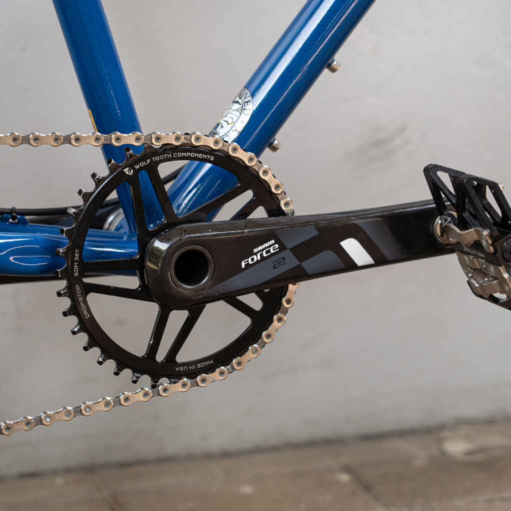 WOLF TOOTH COMPONENTS* direct mount chainring for SRAM - BLUE LUG