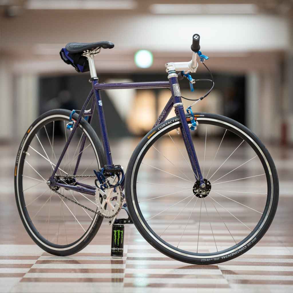 MASH* steel frame set (purple/blue starry night) - BLUE LUG ONLINE