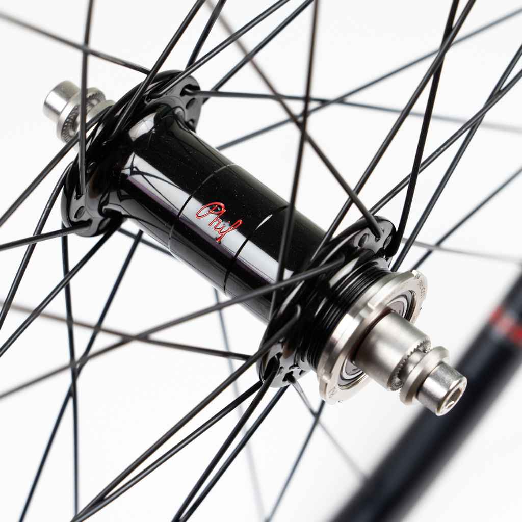 VELOCITY×PHILWOOD* quill track wheel rear (all black) - BLUE LUG