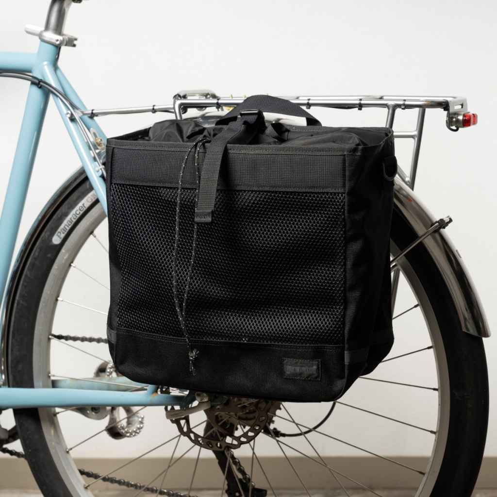 BLUE LUG* grocery pannier (all black) - BLUE LUG ONLINE STORE
