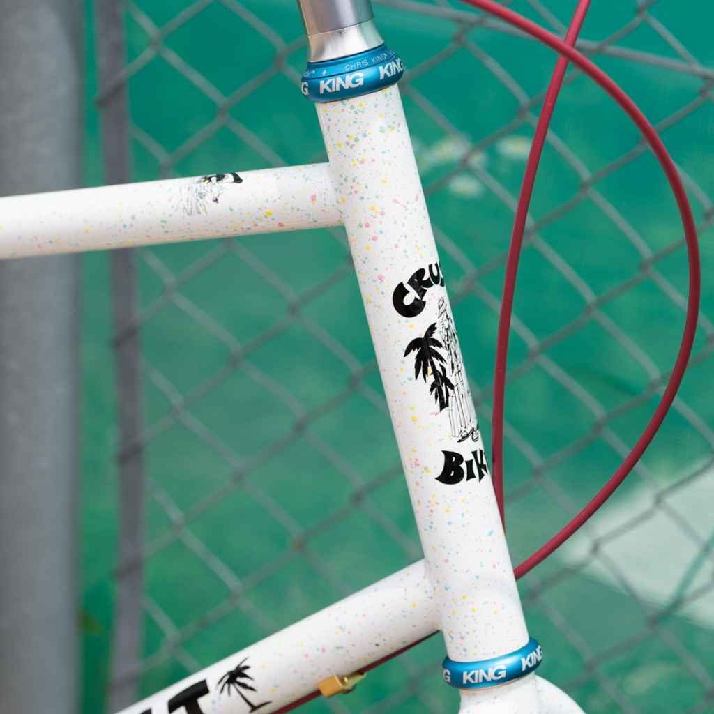 CHRIS KING* nothreadset 1 1/8 inch (matte turquoise) - BLUE LUG