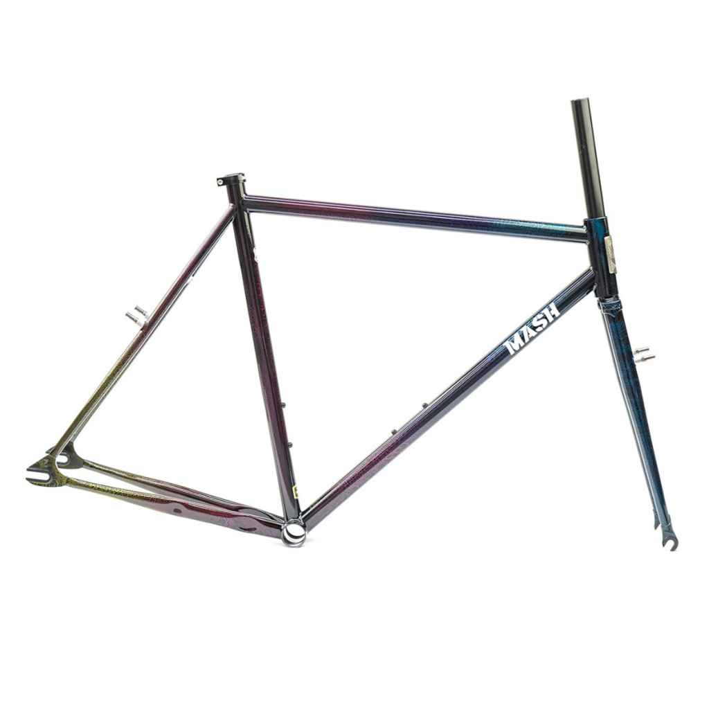 MASH* steel frame set (black rainbow flake) - BLUE LUG ONLINE STORE