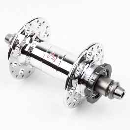 PHILWOOD* Pro high flange track hub rear (silver) - BLUE LUG