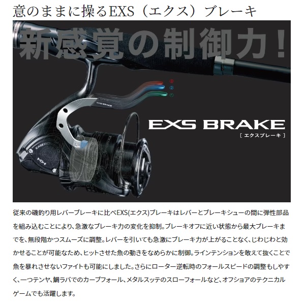 シマノ レバーブレーキリール 23ハイパーフォース LB C3000MHG: リール