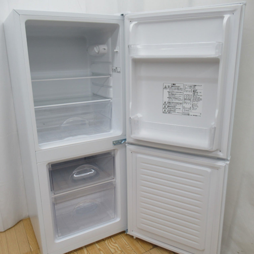 ホワイト 2ドア冷蔵庫 NTR-106 106L 2020年製 冷蔵庫
