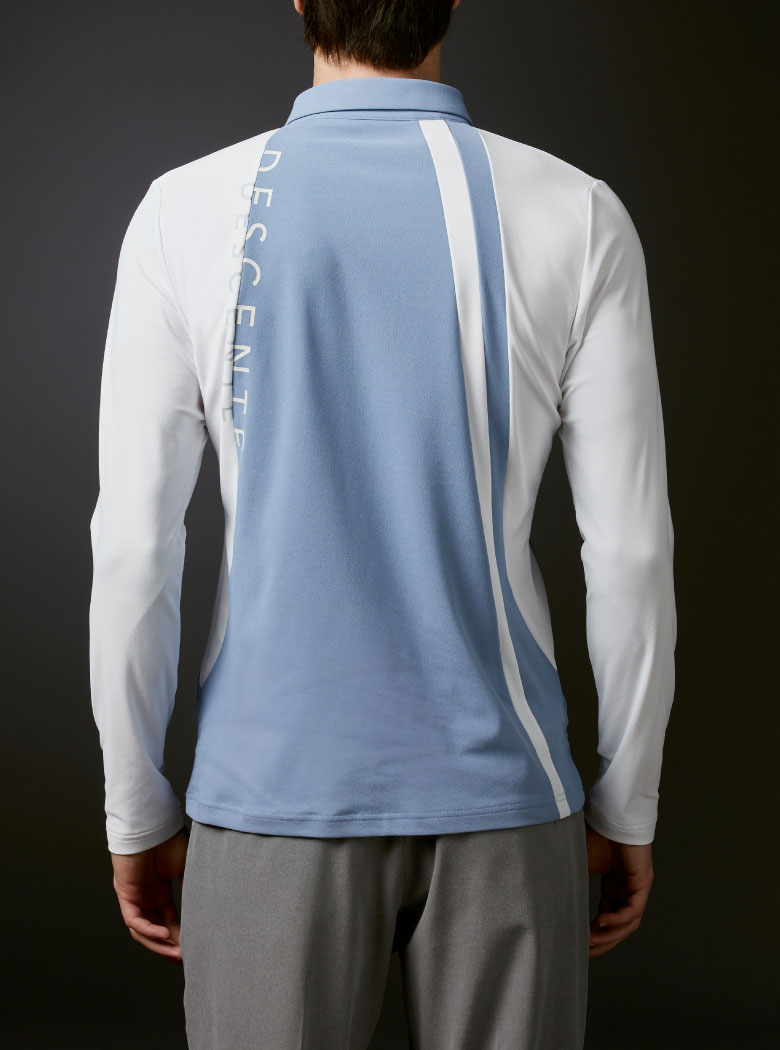 ソロテックスリサイクル鹿の子切り替えシャツ | デサントゴルフ公式