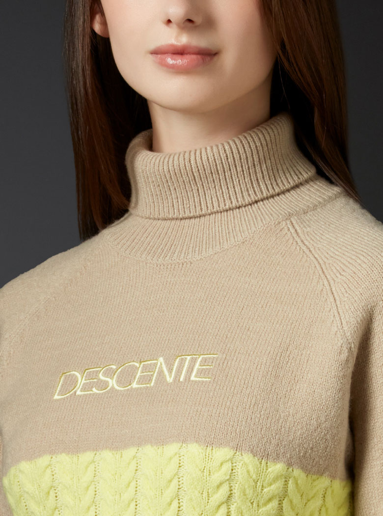 ケーブルタートルネックセーター【アウトレット】 | デサントゴルフ公式