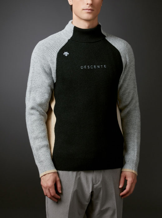 取扱い店舗限定】アクリルウールロゴタートルセーター | デサント