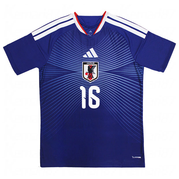 背番号16 関根大輝 アディダス サッカー日本代表 2026 ホーム レプリカ