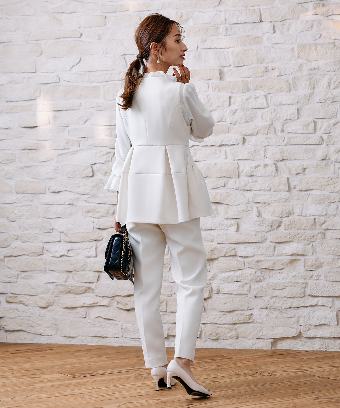 M Maglie le cassetto×吉田理紗》今っぽ上品ジレ｜M Maglie le