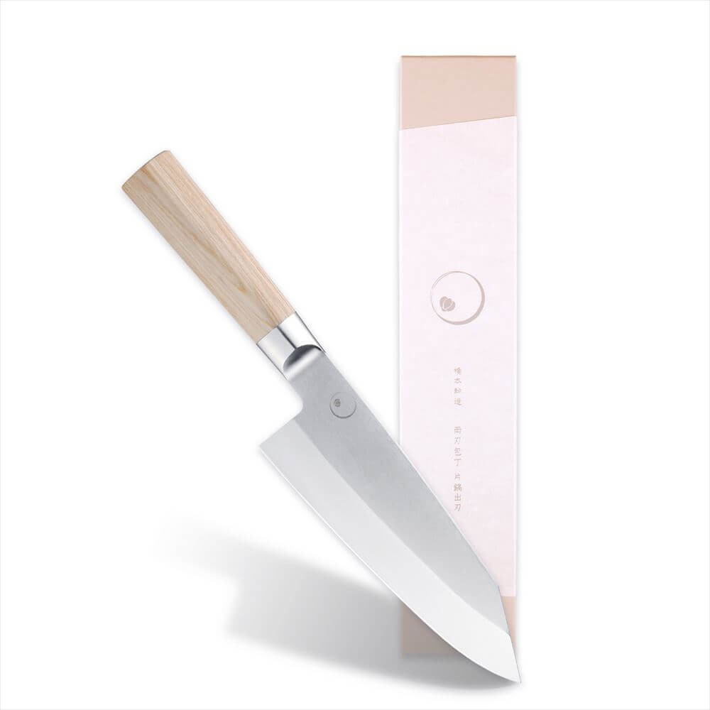 橋本幹造 両刃包丁 片鎬出刃: キッチン用品｜貝印公式オンラインストア