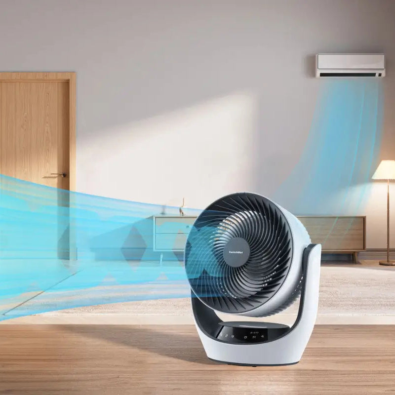 SwitchBot スマートサーキュレーター 静音 首振り 扇風機 充電式