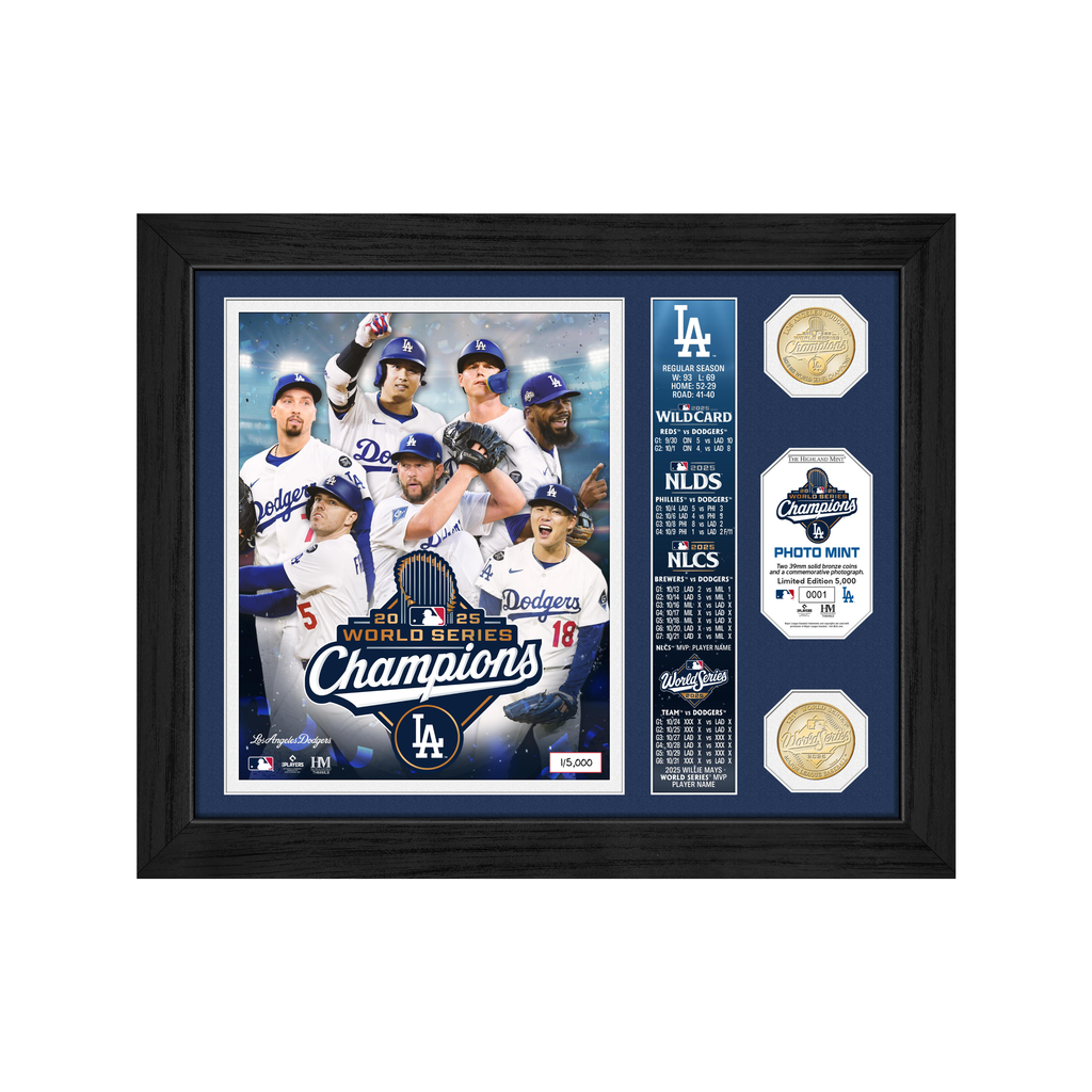 Dodgers 2025 World Series Champions Team Force Photo Mint – Shop