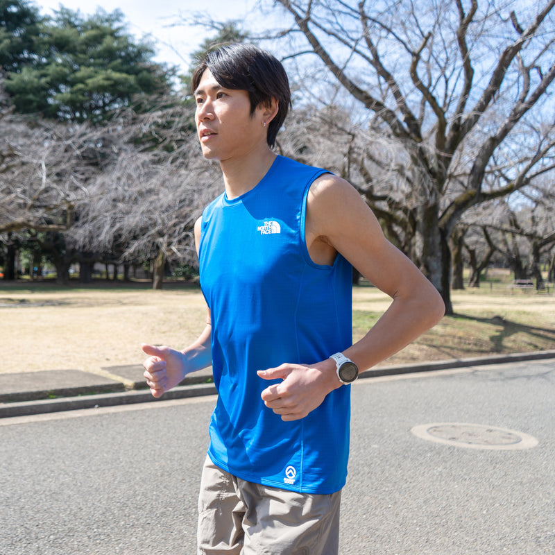 THE NORTH FACE スリーブレスドライドットライトクルー（Men's