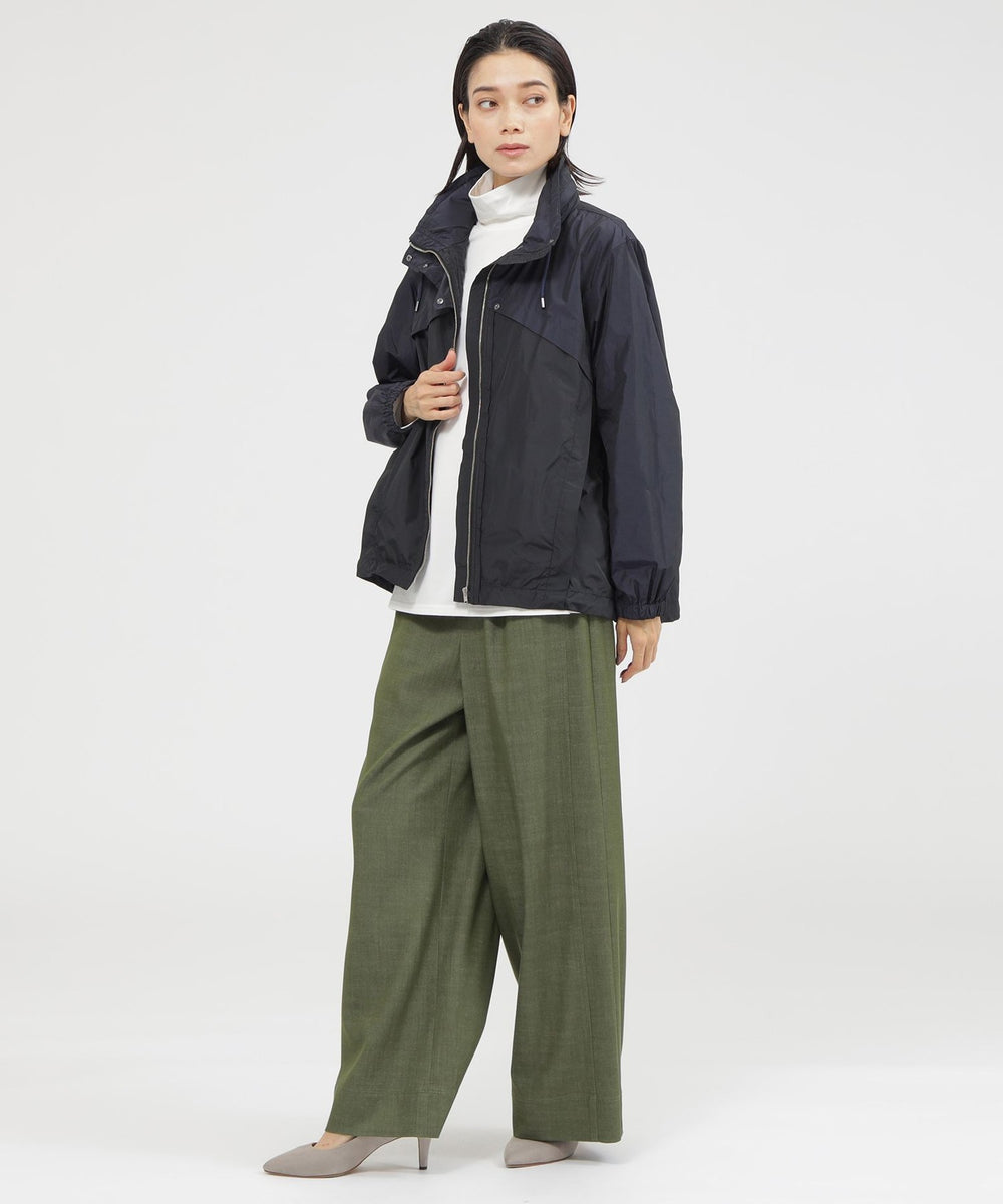 カタログ掲載品】【ウォッシャブル】シャンブレータフタスタンドカラー