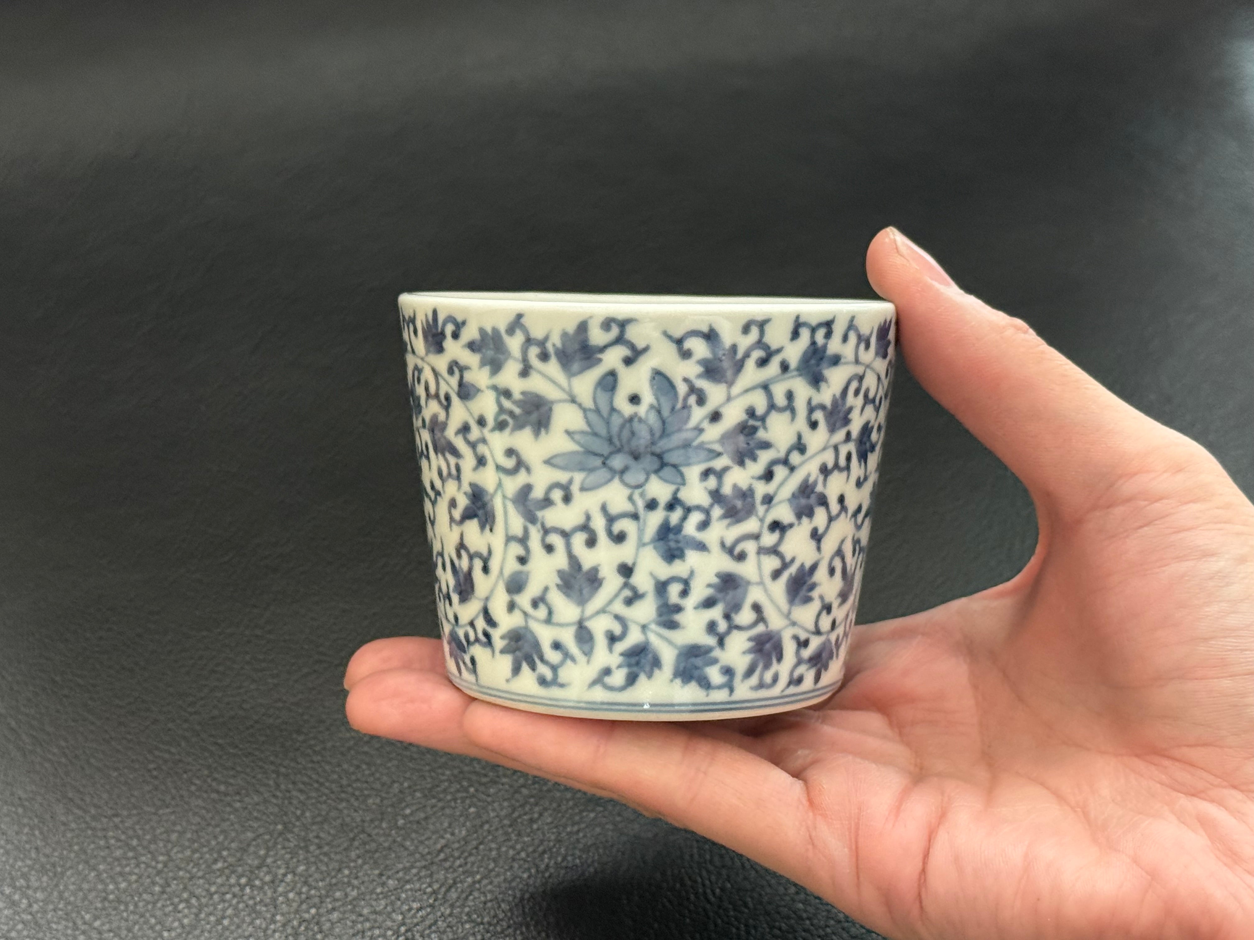 有田焼 染付花唐草 蕎麦猪口（大） – SAGA COLLECTIVE