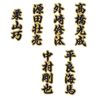 漢字選手名ワッペン #1 栗山 巧: ユニフォームカスタマイズ | 埼玉西武