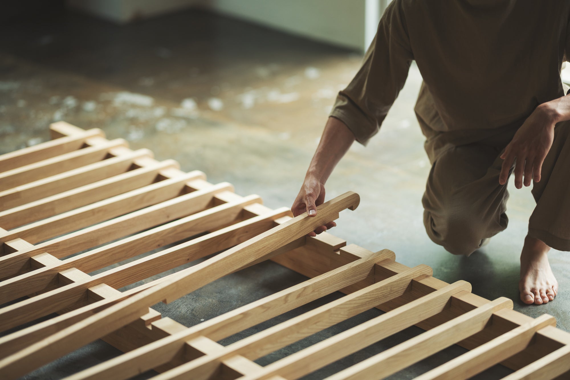 Nest Bed supported by Karimoku｜ベッドフレーム – sinso