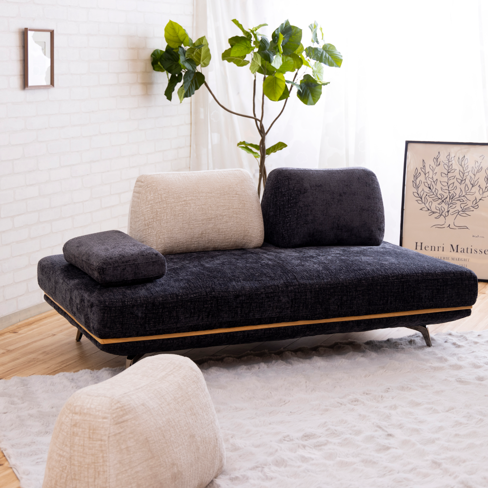 パノラマ24 2P 2人掛けソファ ダークグレーのご購入はこちら