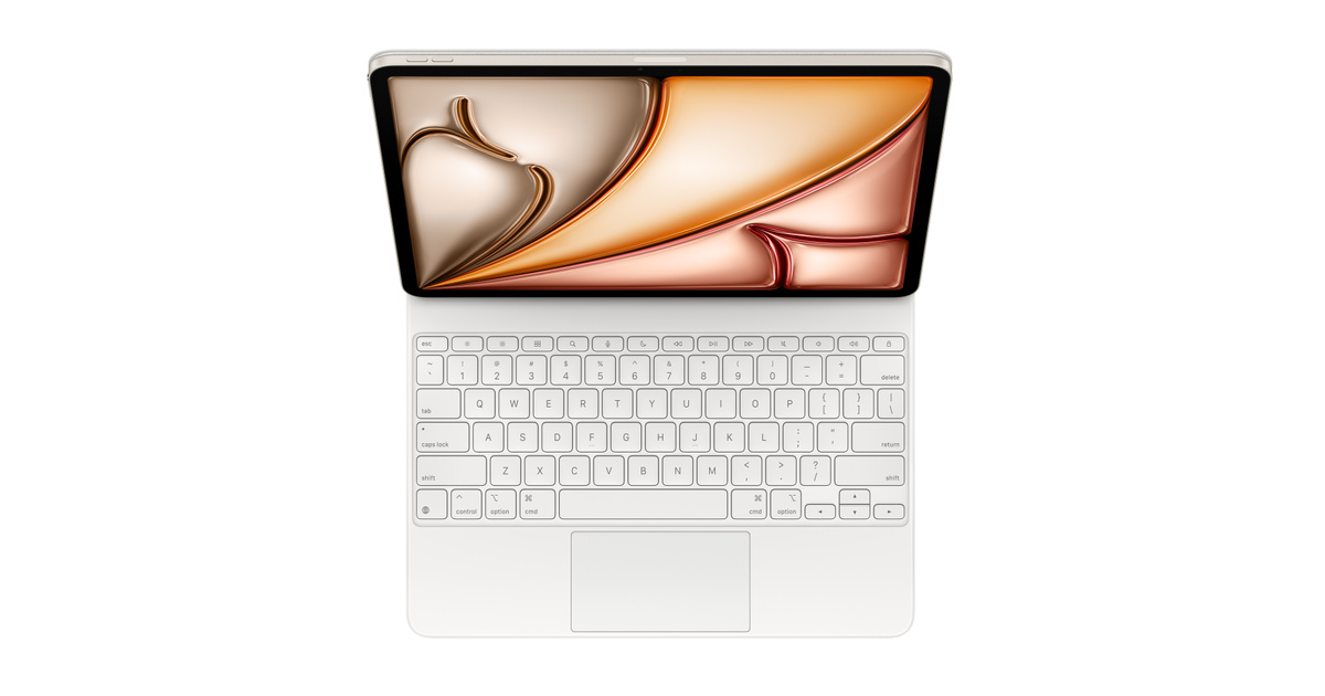 Magic Keyboard for iPad Air 13‑inch (M4) - US English - White - Apple