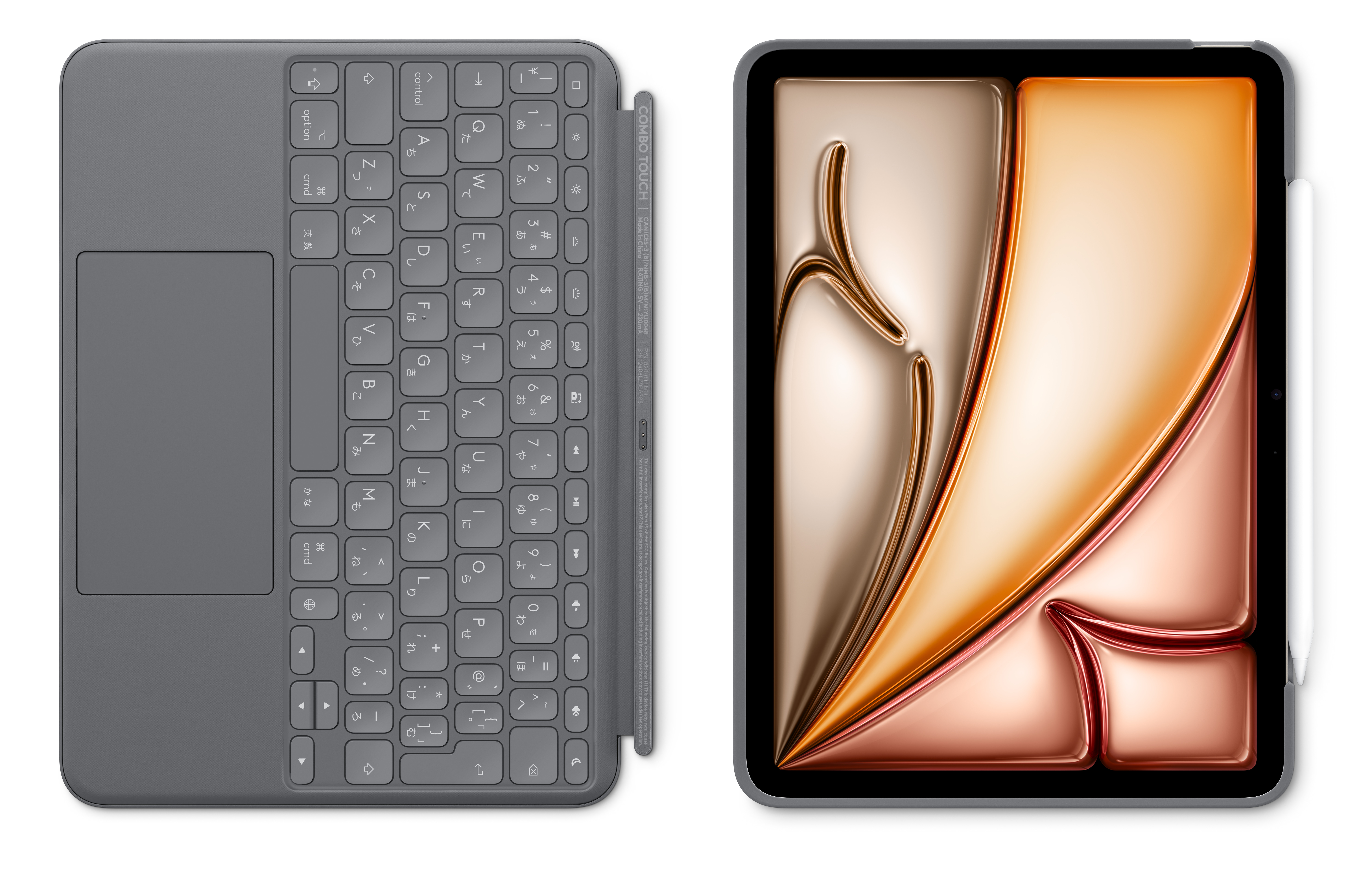 11インチiPad Air（M4）用Logicool Combo Touch Keyboard Case - Apple