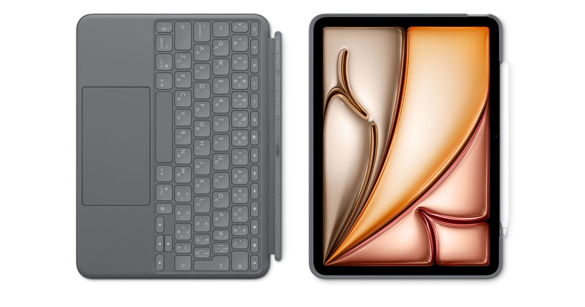 11インチiPad Air（M4）用Logicool Combo Touch Keyboard Case - 教育