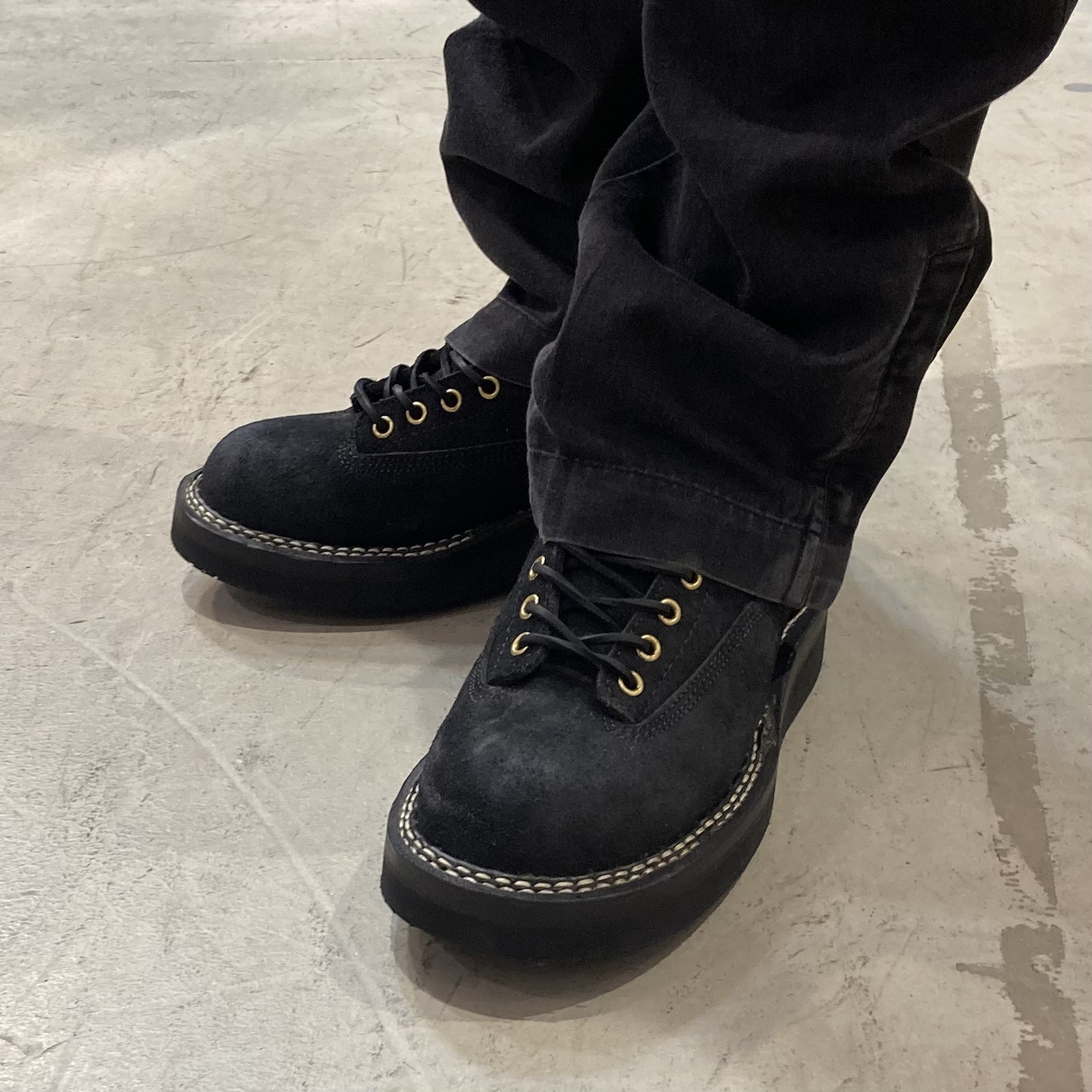 WHITE'S】 NORTHWEST OXFORD(6(24.0cm) ROUGHOUT BLACK): White's