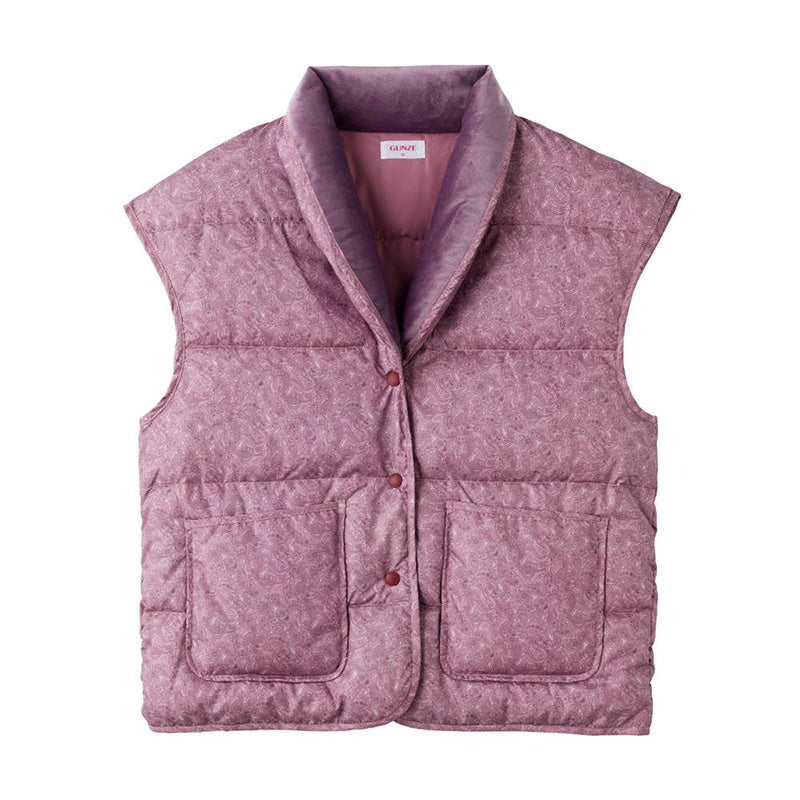 グンゼ レディース ダウンベスト 婦人 ベスト 羽織物 S M L 防寒