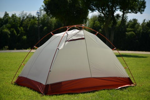 マウンテンダックス ヌプカ2 試し張り | おやまのしゅっぽ 出発進行♪