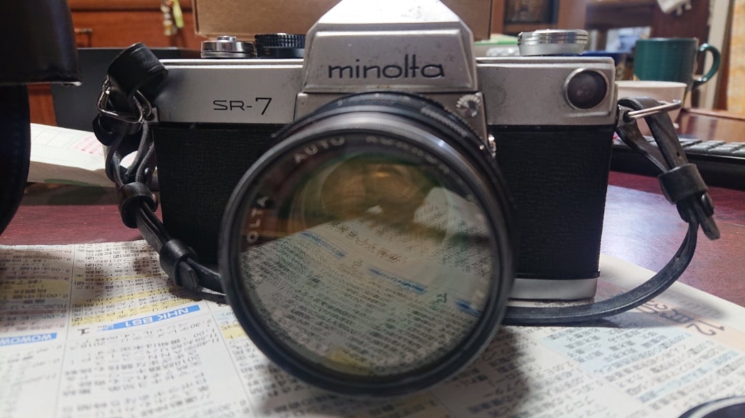 MINOLTAの一眼レフフィルムカメラSR-7前期型が出てきました。 | K'S MY