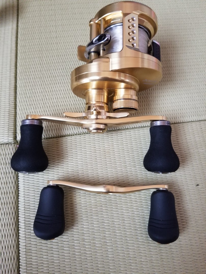 カルカッタコンクエスト201HG ロングハンドル交換 | KFCのバス釣り日記