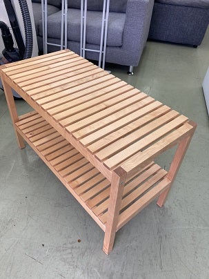 IKEA モルゲル ベンチ 棚 ナチュラル他2点 | リサイクルショップ Picasso