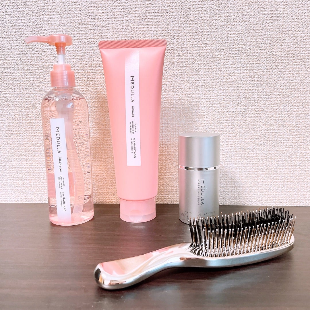 MEDULLA シャンプー トリートメント セット ヘアオイル ヘアブラシ付き