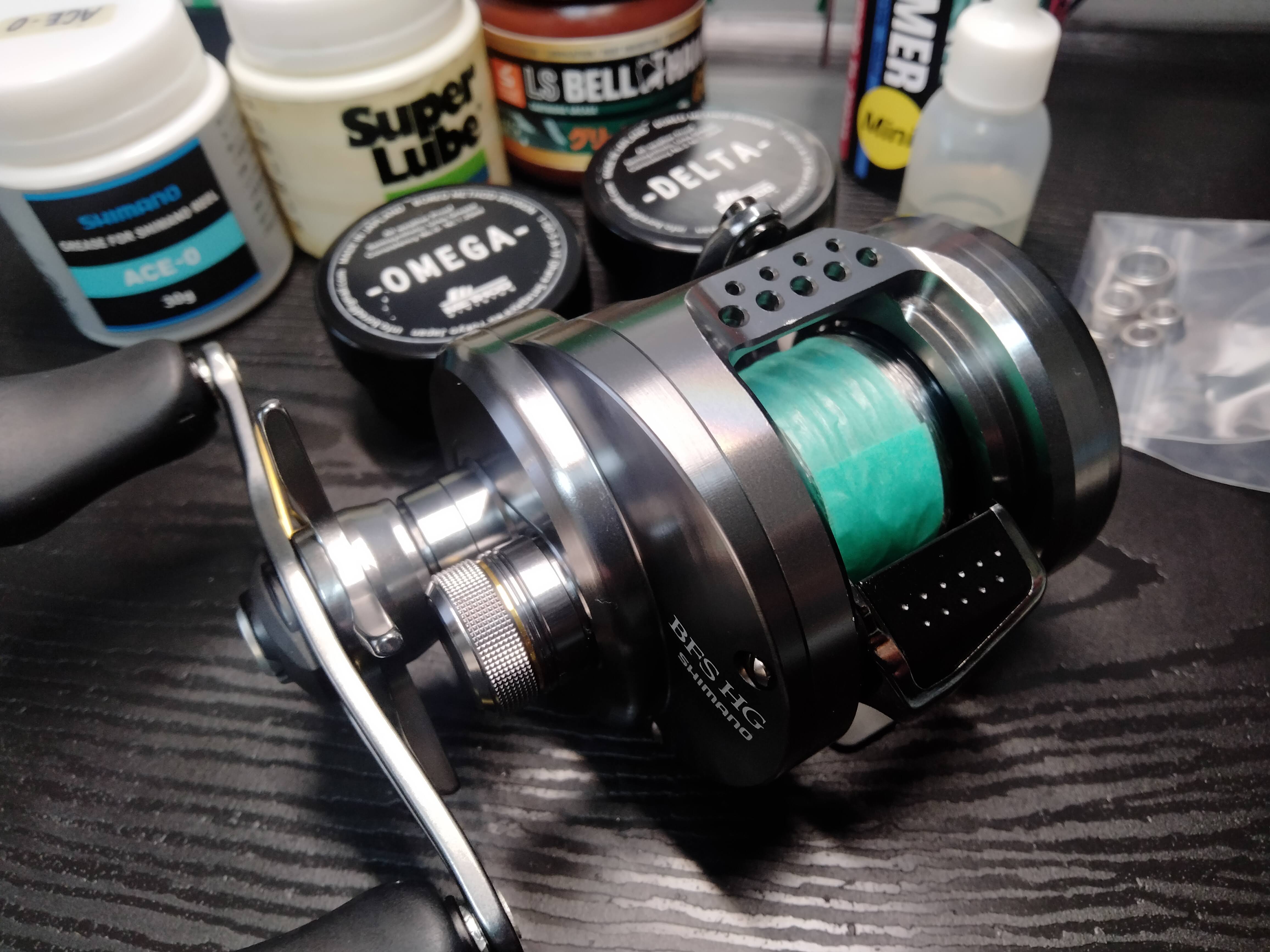 17カルカッタコンクエストBFS HG L整備その② | reelmaintenance