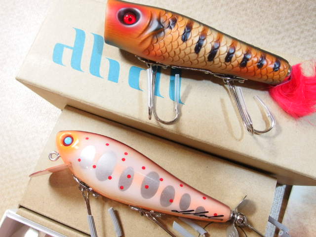 ハンドメイドトップウォータールアー 色々入りました | ランブル