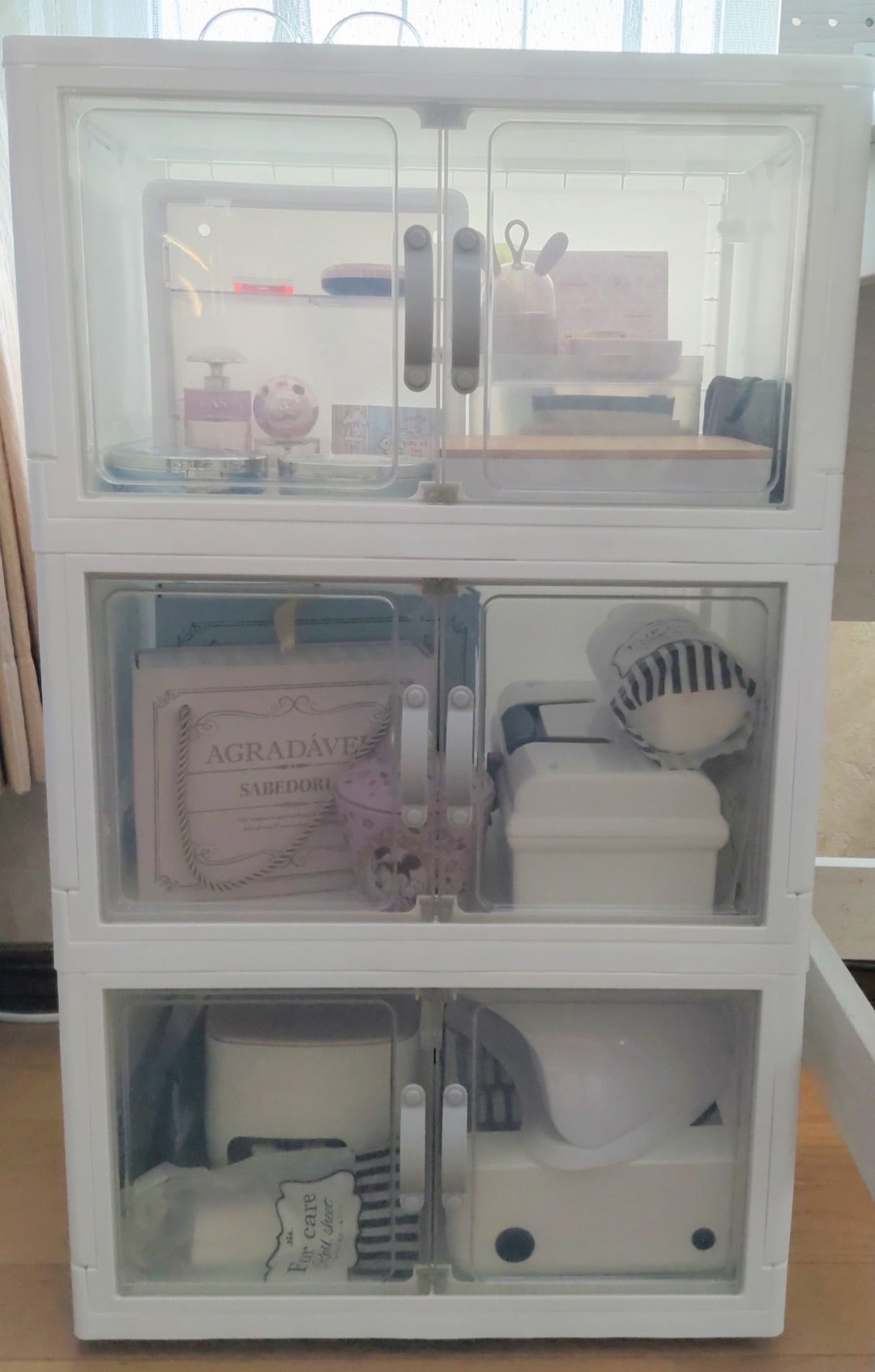 ダイソー扉付折りたたみ収納ケースとセボンスター再び | 麗香のあたま