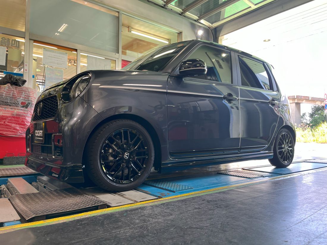 N-ONE RS TEINフレックスZ 車高調装着・四輪アライメント調整 | ホンダ