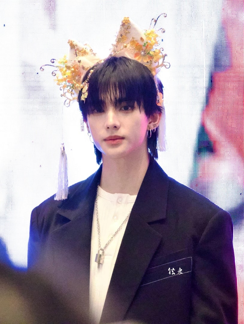 ヒョンジン＊被り物が可愛すぎる、上海◇KMSサイン会 | スキズ