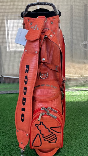 RODDIO ロッディオ プレミアムキャディバッグ クロコ パーシモン