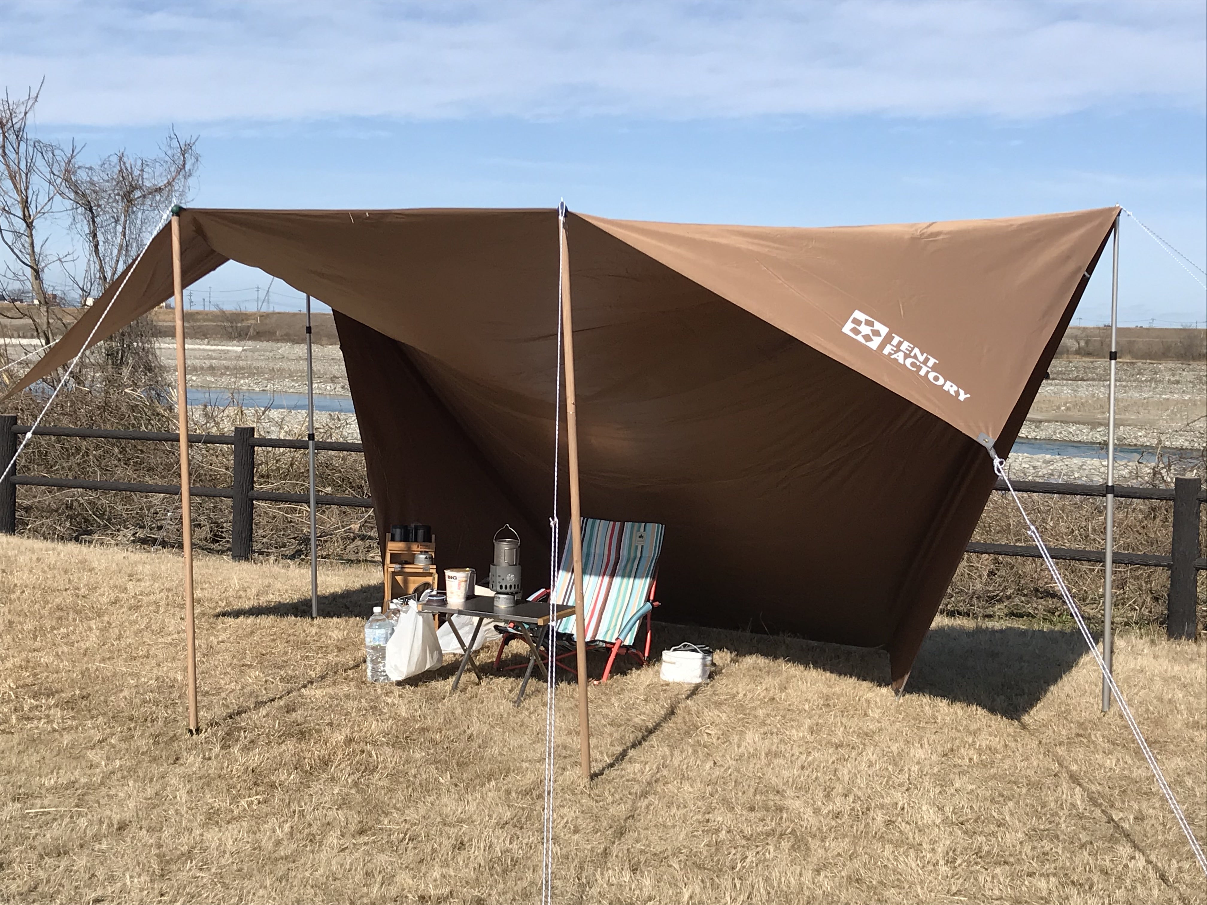 太陽に誘われて☀️/TCレクタングタープとチマキテントで | おかづの遊び場