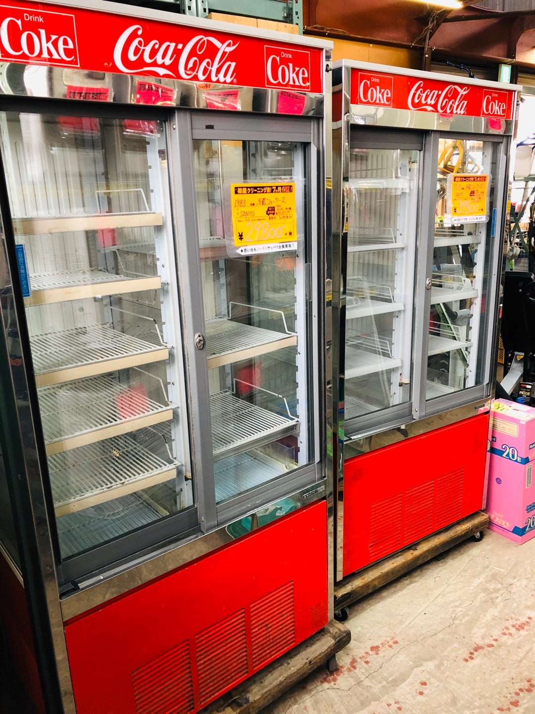 コカコーラの冷蔵ショーケース 入荷！ 青森市のリサイクルショップ