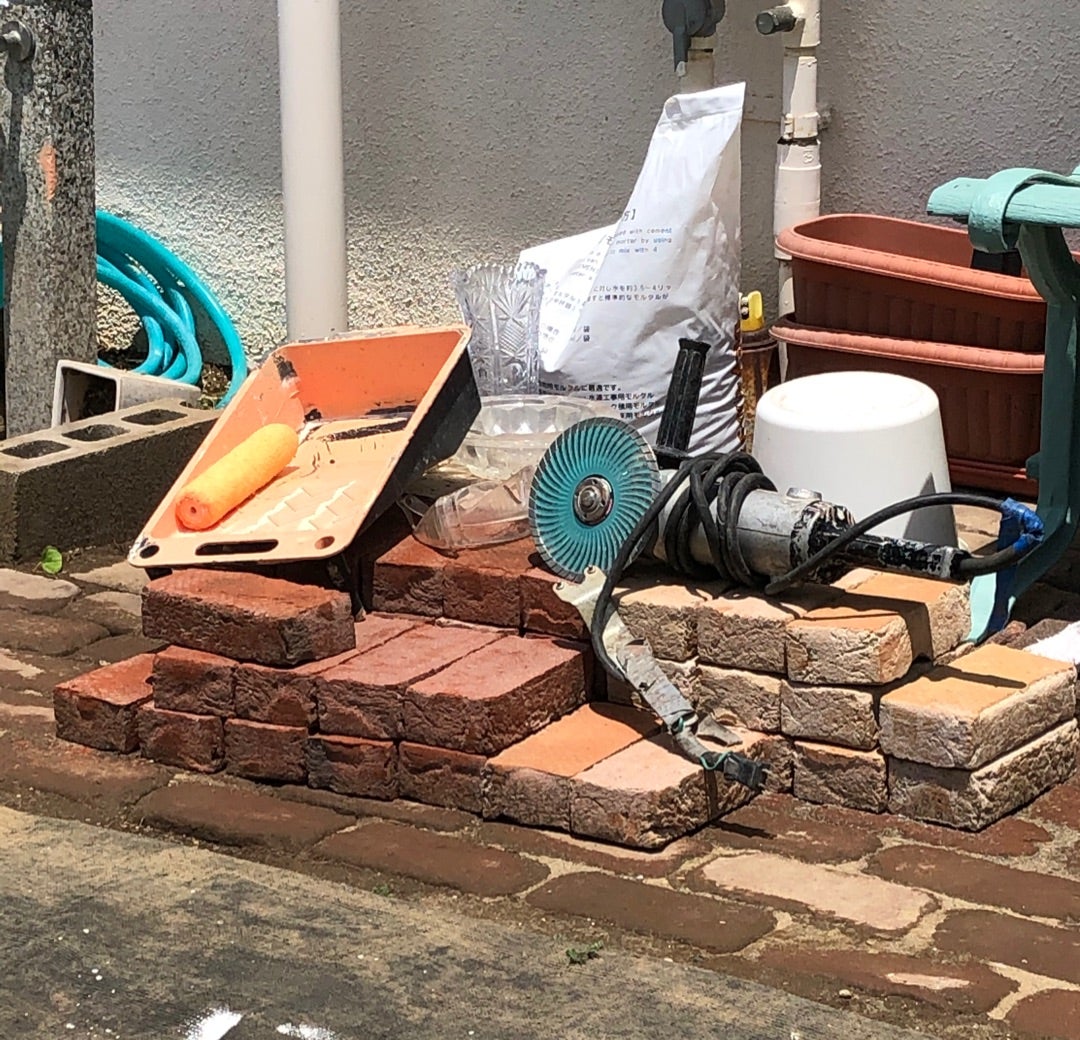 DIY ガーデンシンクの作り方 | パパのキャラ弁と真鯛釣りのブログ