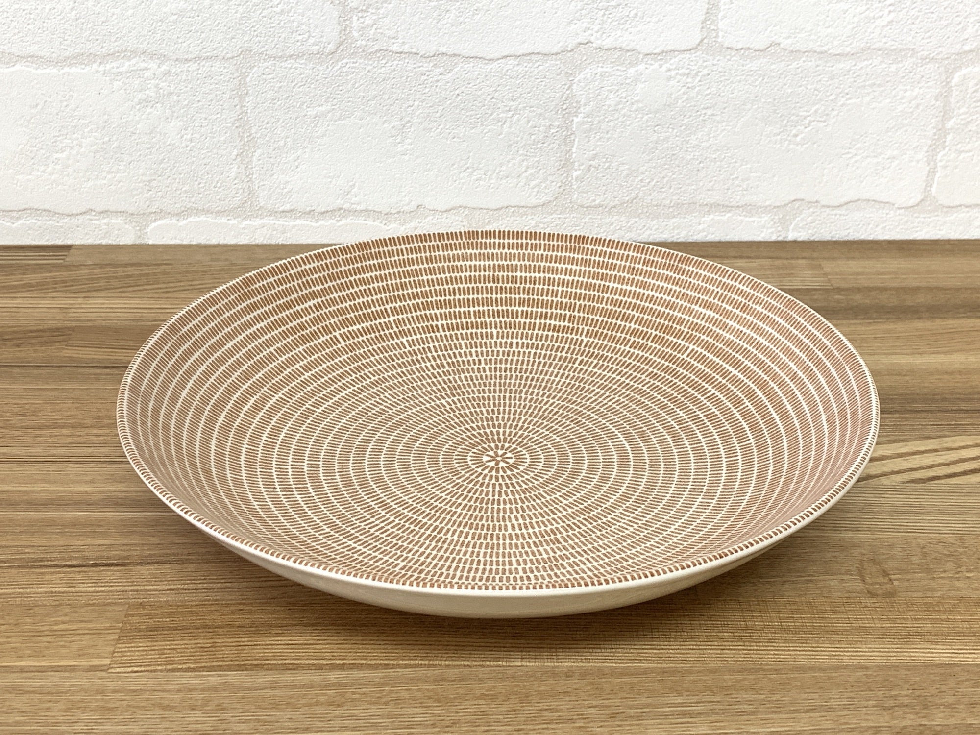 アラビア ARABIA 24h アベック Avec ブラウン パスタプレート24cm 旧