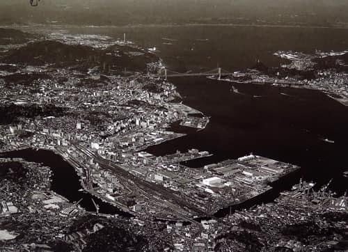 しものせきなつかしの写真集 下関市史別巻、埋め立てで発展した | 日本