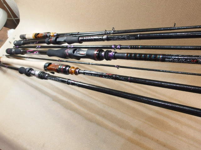 バリバス モーリスグラファイトワークス のロッド5本入りました