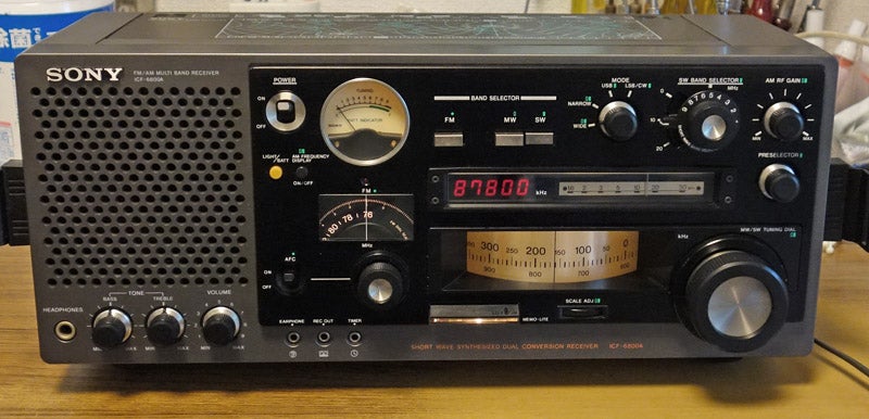 ICF-6800AとACアダプター | じんけいの修理日記