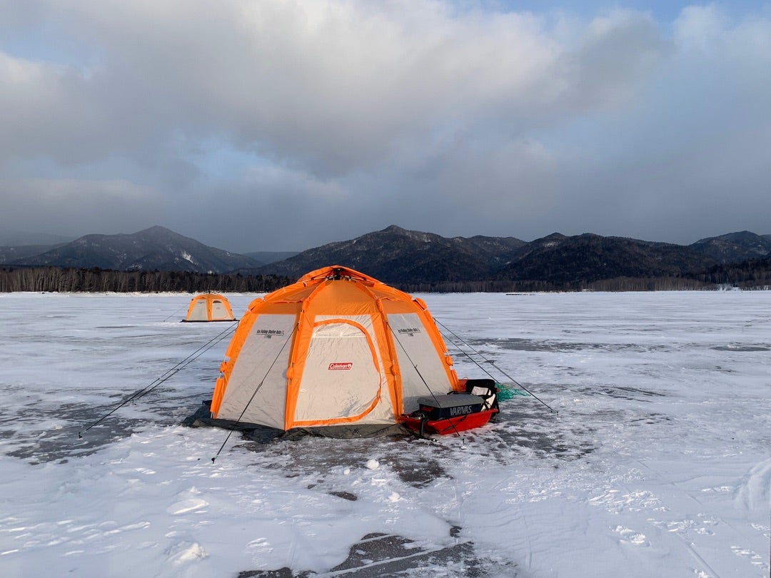 自作竹穂先で氷上ワカサギ釣り、糠平湖 | マフディのブログ