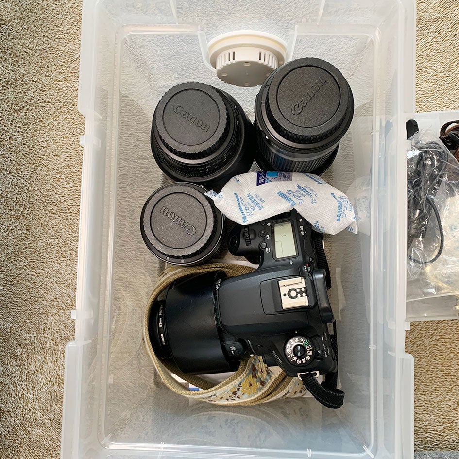 カメラとレンズの保管用、ドライボックス | へにょへにょ日記