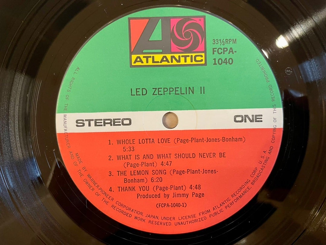 led zeppelin Ⅱ UK オリジナル盤 | オーディオコアのコアなブログ